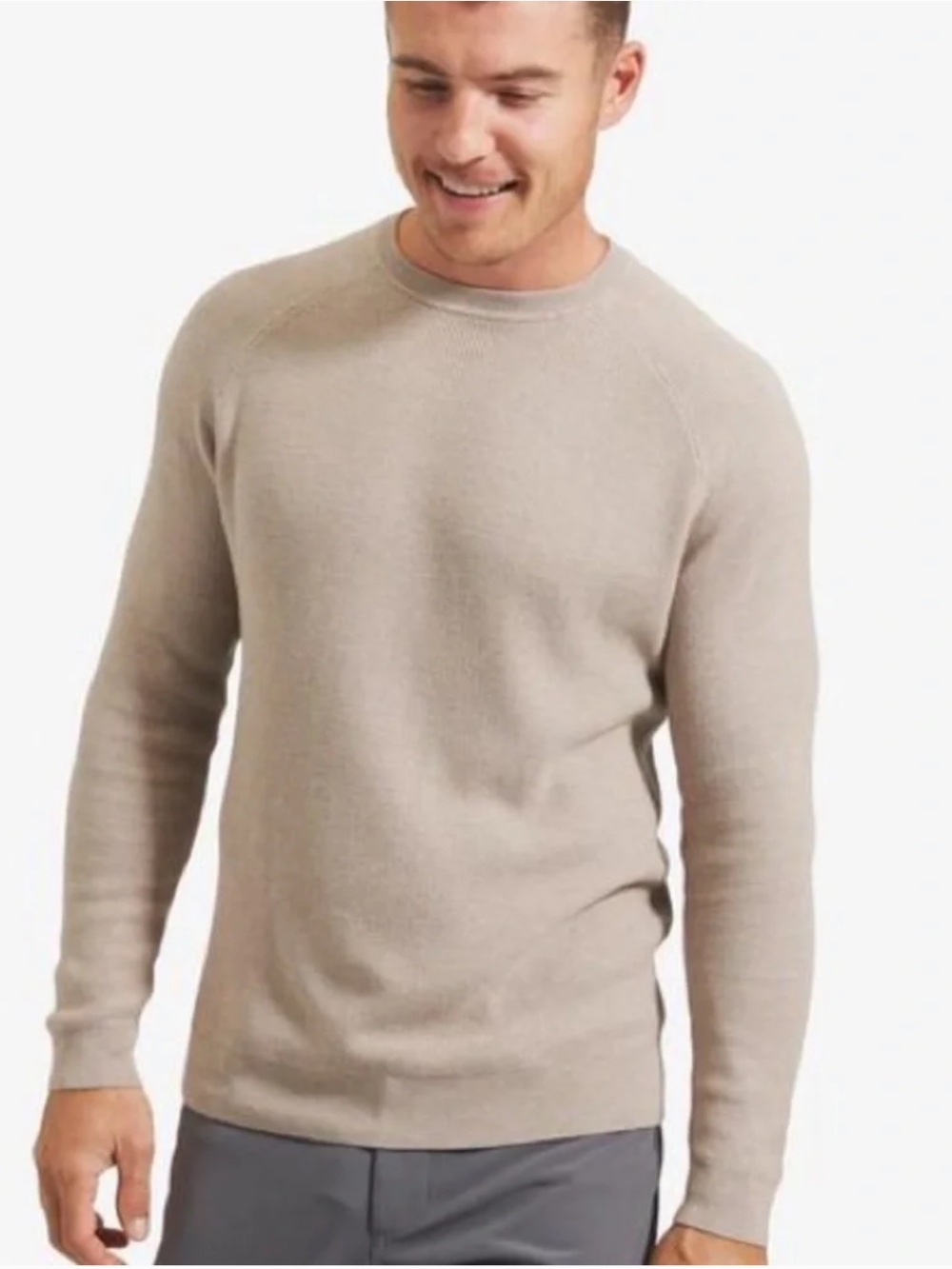 VGUC Mizzen and Main Cassidy Sweater. Size Large. Color is Beige/Sand